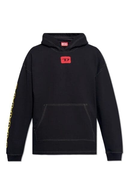 Diesel S-Baxt-Hood-N1 Airbrush Printed Hoodie