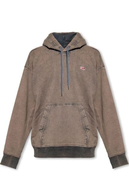 Diesel D-Um-Rib-Ne Drawstring Hoodie