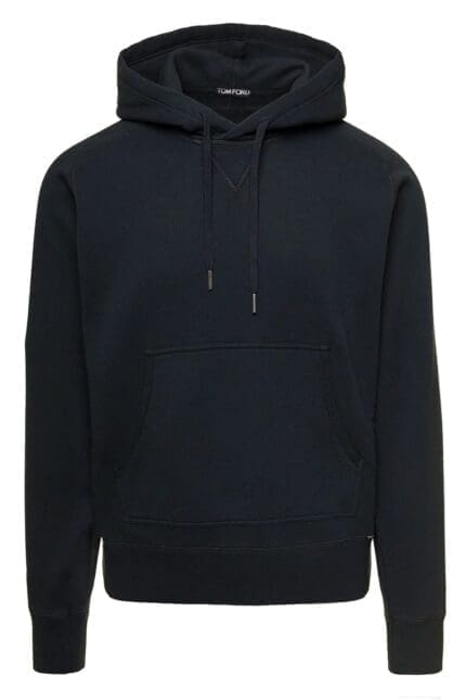 Tom Ford Logo Tag Drawstring Hoodie