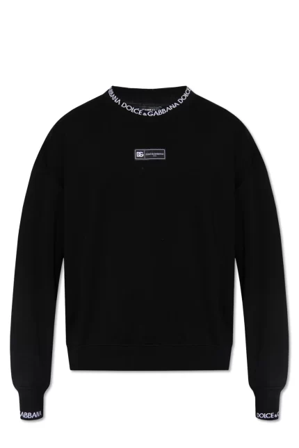 Dolce & Gabbana Logo Patch Crewneck Sweatshirt