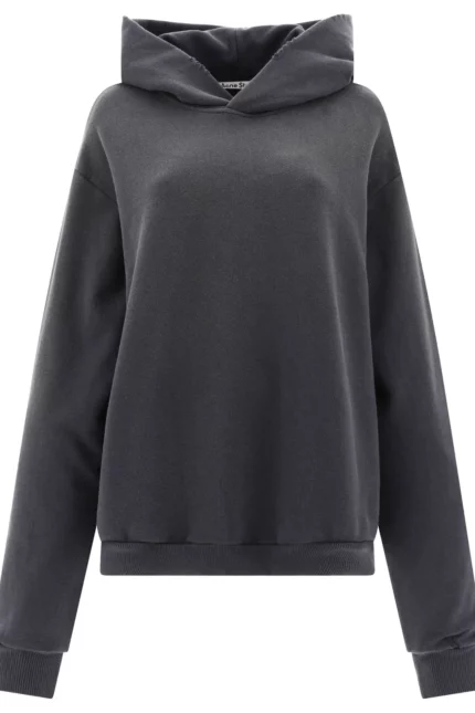 Acne Studios Logo Printed Long-Sleeved Hoodie