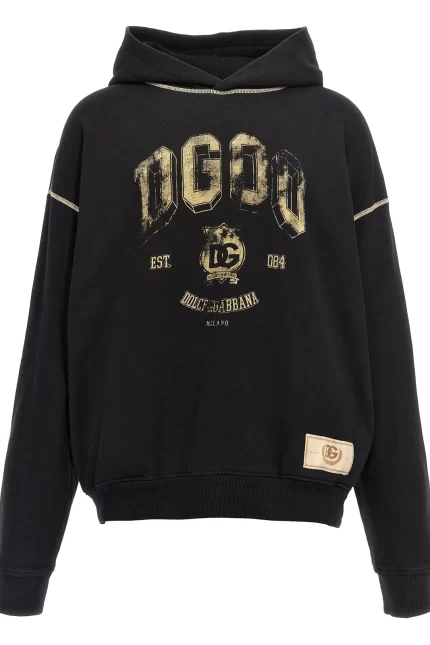 Dolce & Gabbana Logo Printed Oversize Hoodie