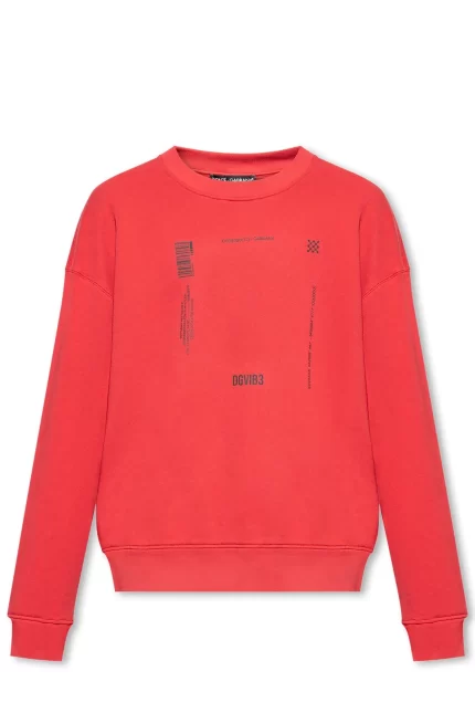 Dolce & Gabbana Logo Printed Crewneck Sweatshirt