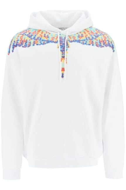 Marcelo Burlon County Of Milan Drawstring Wings Hoodie