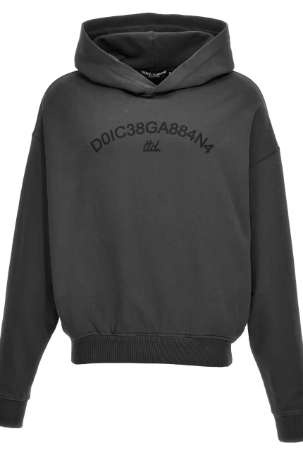 Dolce & Gabbana Logo Printed Cropped Hoodie