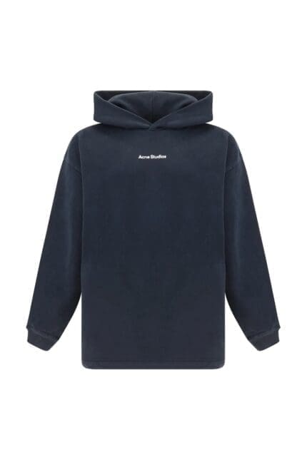Acne Studios Logo Printed Oversized Hoodie