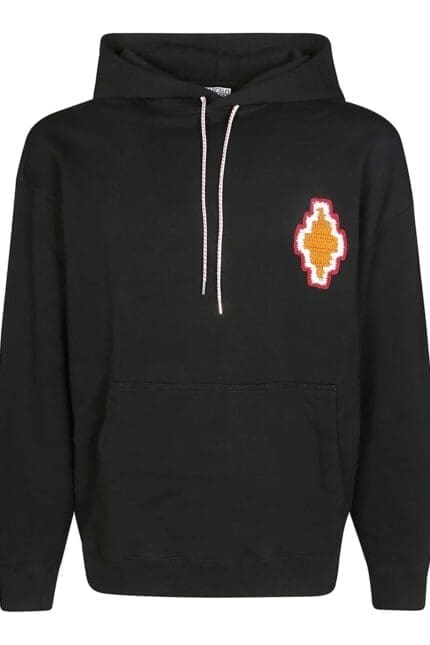 Marcelo Burlon County Of Milan Macrame Cross-Patch Hoodie