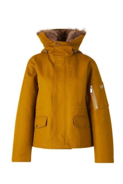 Burberry Long Sleeved Hooded Short Parka