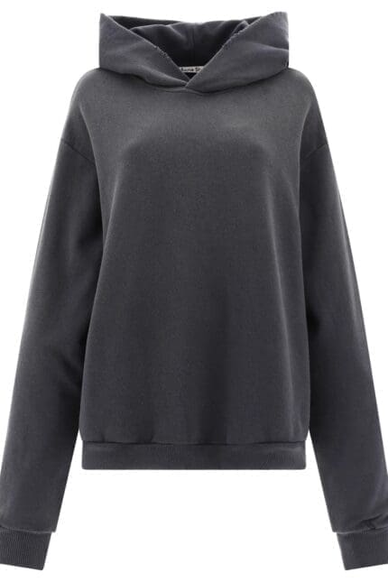 Acne Studios Logo Printed Long-Sleeved Hoodie