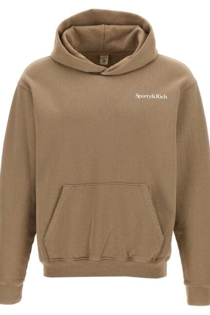 Sporty & Rich Health Is Wealth Long-Sleeved Hoodie