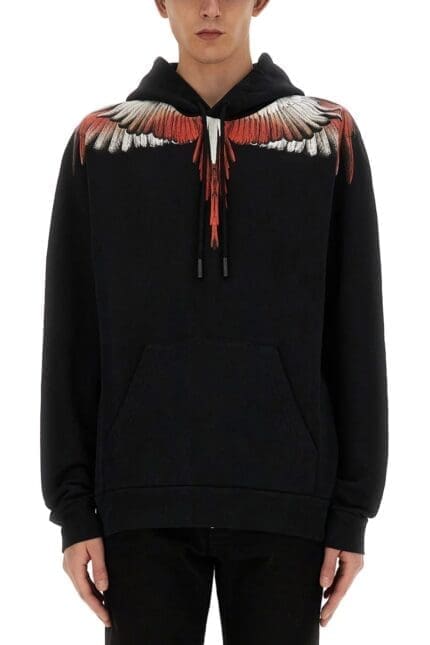 Marcelo Burlon County Of Milan Icon Wings Drawstring Hoodie