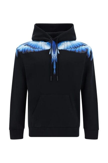 Marcelo Burlon County Of Milan Icon Wings Printed Drawstring Hoodie