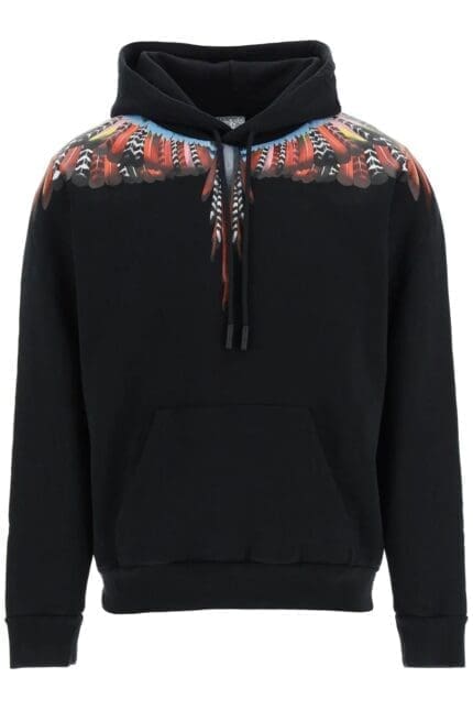 Marcelo Burlon County Of Milan Drawstring Wings Hoodie