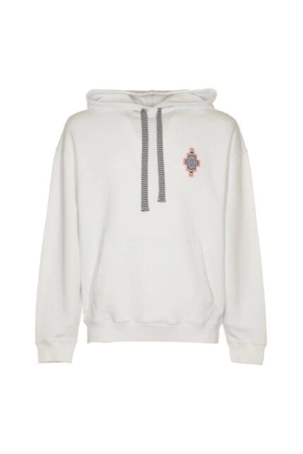 Marcelo Burlon County of Milan Cross Motif Embroidered Hoodie