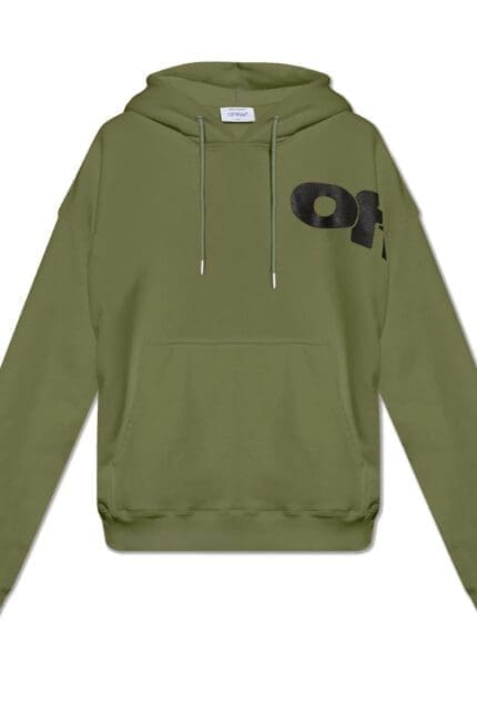 Off-White Shared Logo Drawstring Hoodie