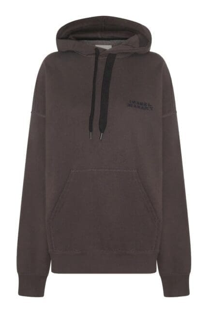 Isabel Marant Scott Logo Embroidered Hoodie