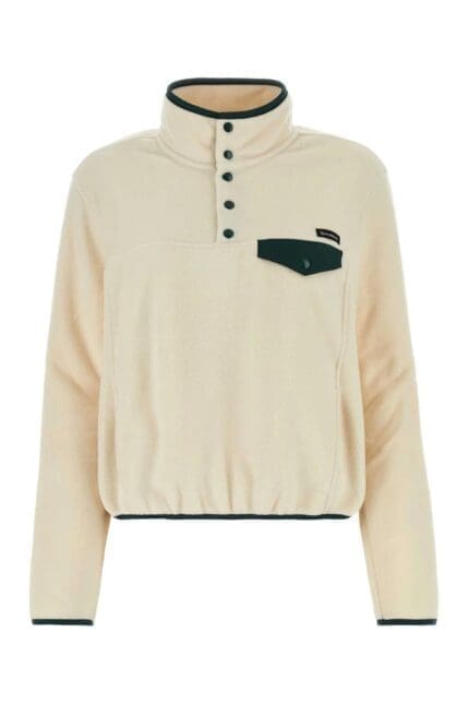 Sporty & Rich Logo-Patch Long Sleeved Top