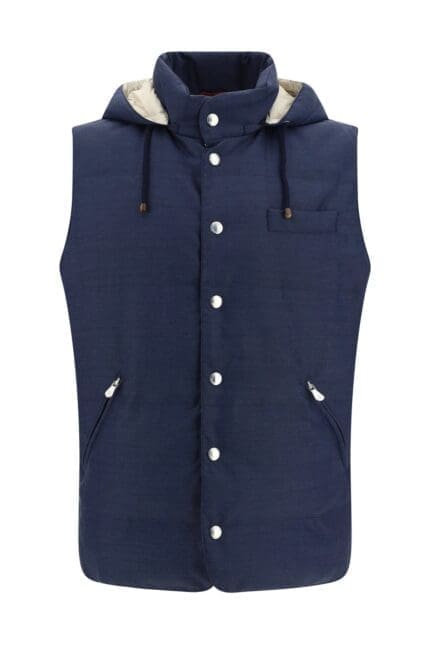Brunello Cucinelli Hooded Down Gilet