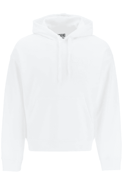 Moschino Long-Sleeved Drawstring Hoodie