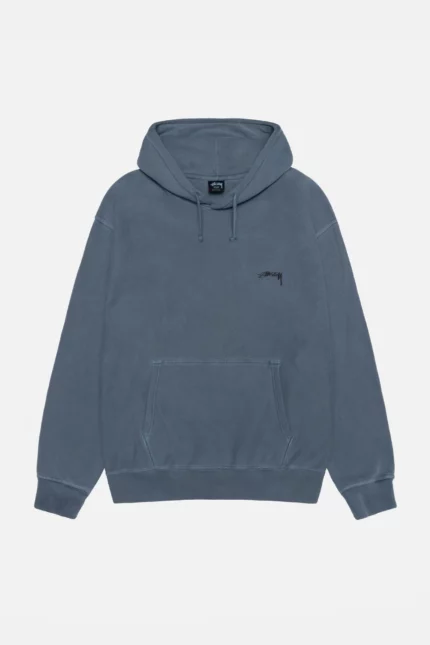 SMOOTH STOCK HOODIE PIGMENT DYED