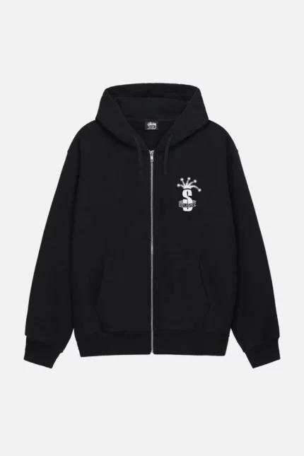 CROWN BAND ZIP HOODIE