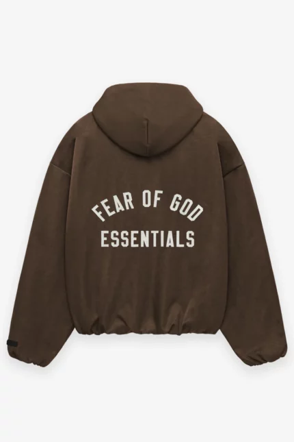 Women's Textured Nylon Hooded Bomber