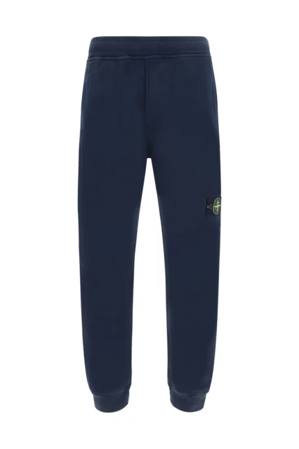 Stone Island Logo Patch Tapered-Leg Sweatpants