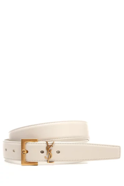 Saint Laurent Monogram Buckled Belt
