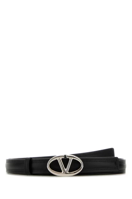 Valentino The Bold Edition Logo Plaque Belt