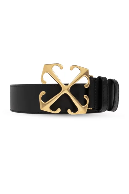 Off-White Logo Plaque Buckled Belt