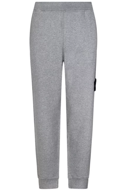 Stone Island Logo Patch Tapered-Leg Sweatpants