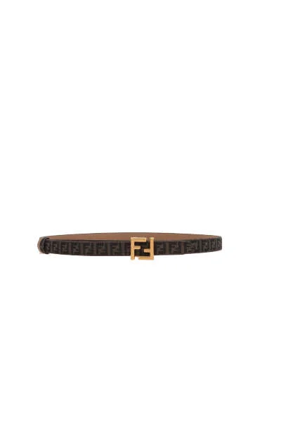 Fendi FF Buckled Reversible Belt