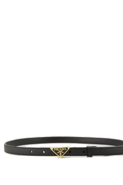 Prada Triangle-Logo Buckle-Fastened Belt