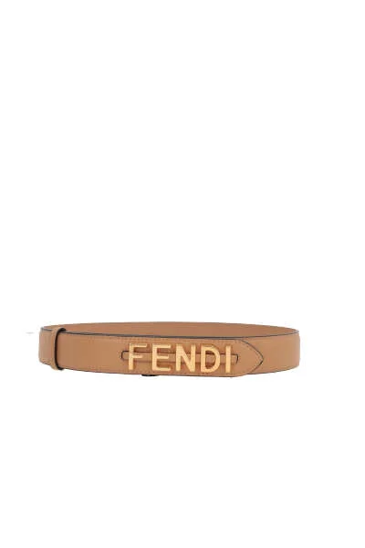 Fendi Graphy Logo Buckled Belt