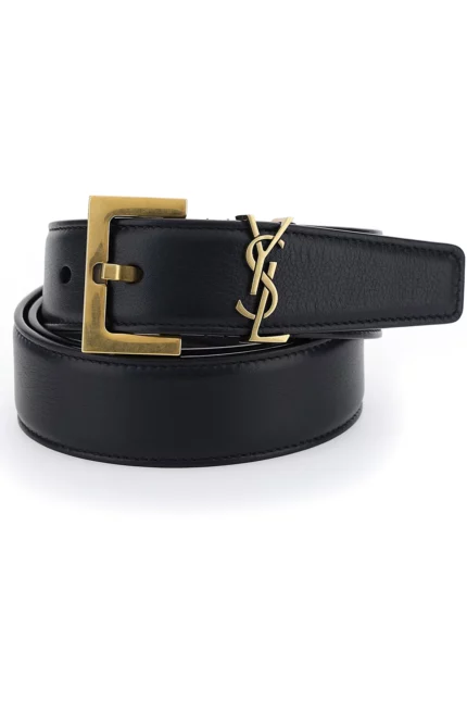 Saint Laurent Monogram Buckle Belt