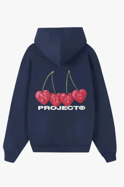 CHERRY HOODIE NAVY