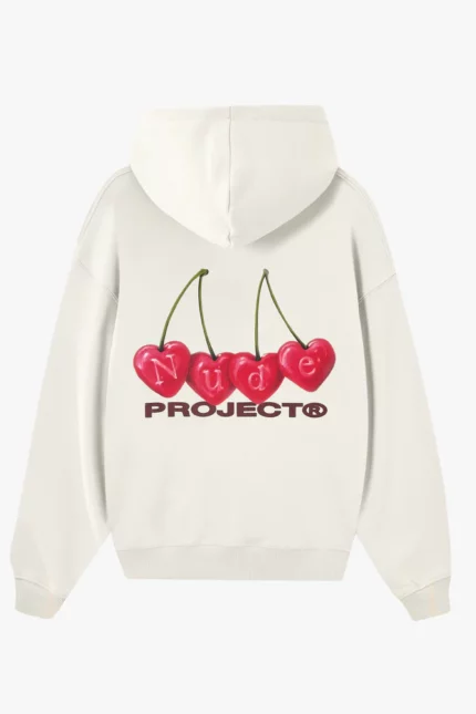 CHERRY HOODIE MARSHMALLOW
