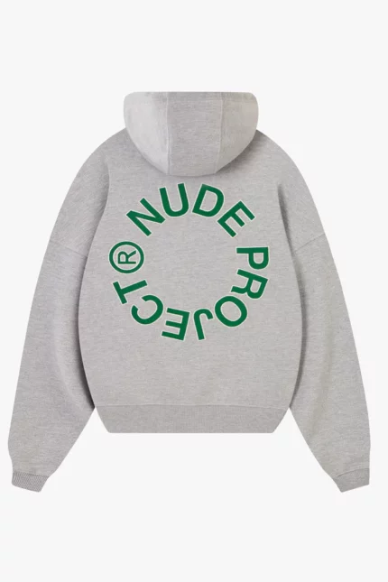 KORY BOXY HOODIE GREY MELANGE