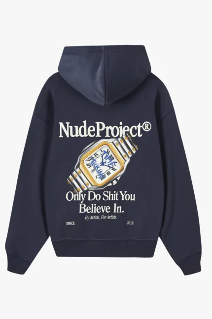 TIME HOODIE NAVY