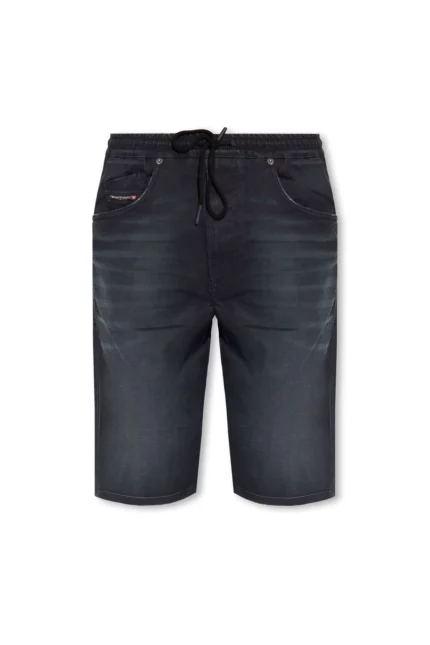 Diesel 2033 D-Krooley-Short Mid Rise Denim Shorts