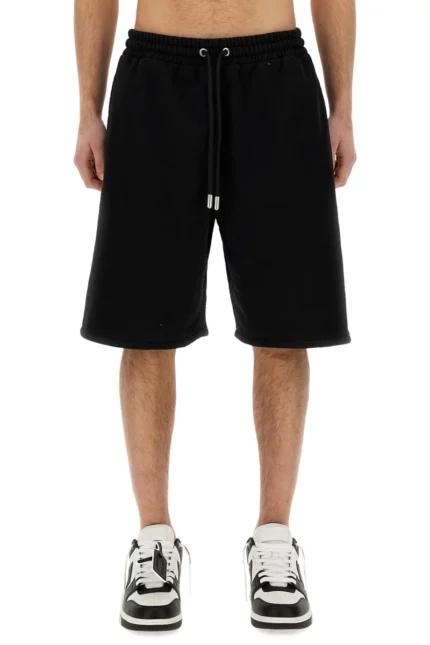 Off-White Logo Embroidered Drawstring Shorts