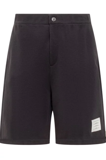 Thom Browne Logo-Patch Shorts