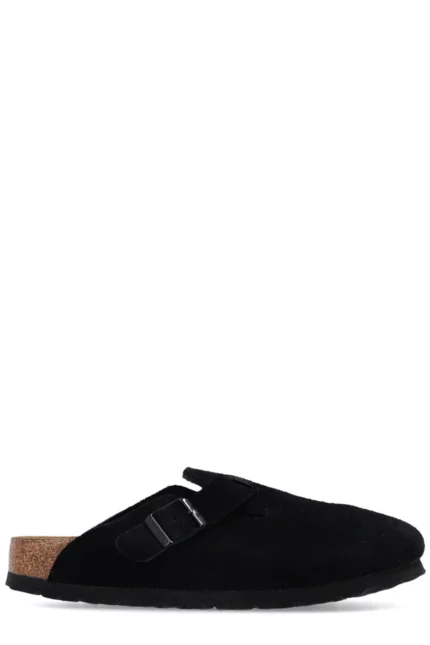 Birkenstock Boston Buckle Detailed Mules