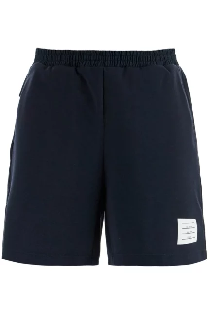 Thom Browne Logo Patch Track Shorts