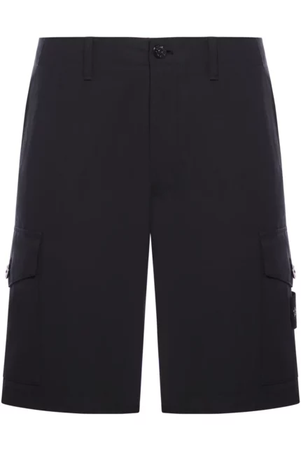 Stone Island Ghost Piece Logo Patch Shorts