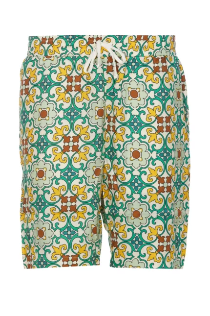 Drôle de Monsieur Floral Printed Drawstring Shorts
