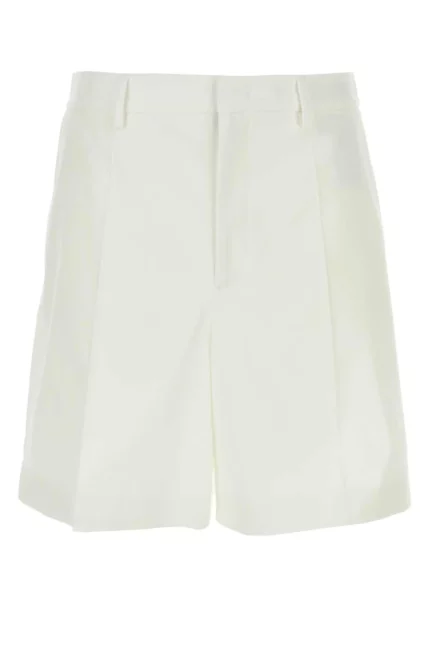 Valentino Pleated Bermuda Shorts