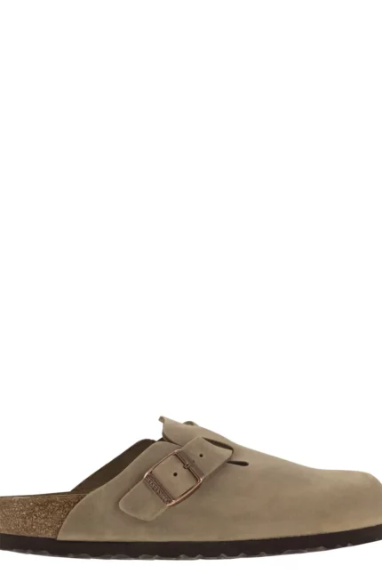 Birkenstock Boston Soft Footbed Buckle Detailed Mules