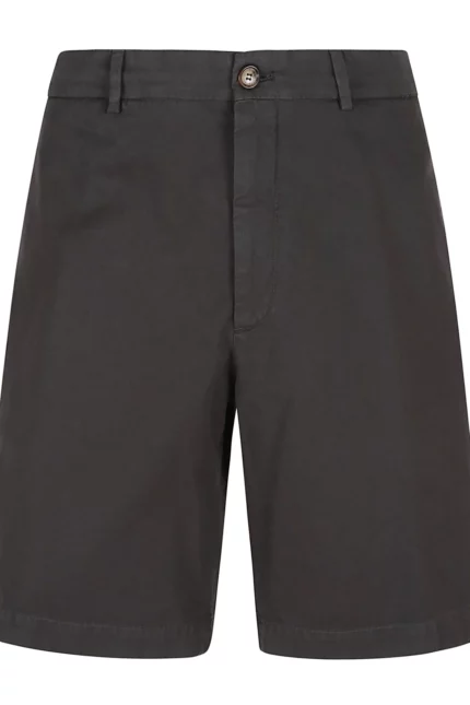 Brunello Cucinelli Garment-Dyed Gabardine Bermuda Shorts
