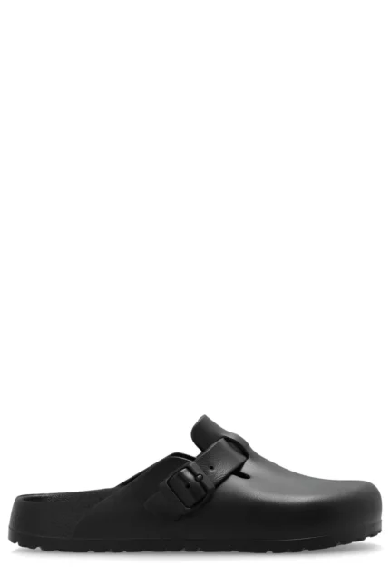 Birkenstock Boston Buckle Detailed Slip-On Slippers